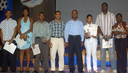 The final line-up in the youth category